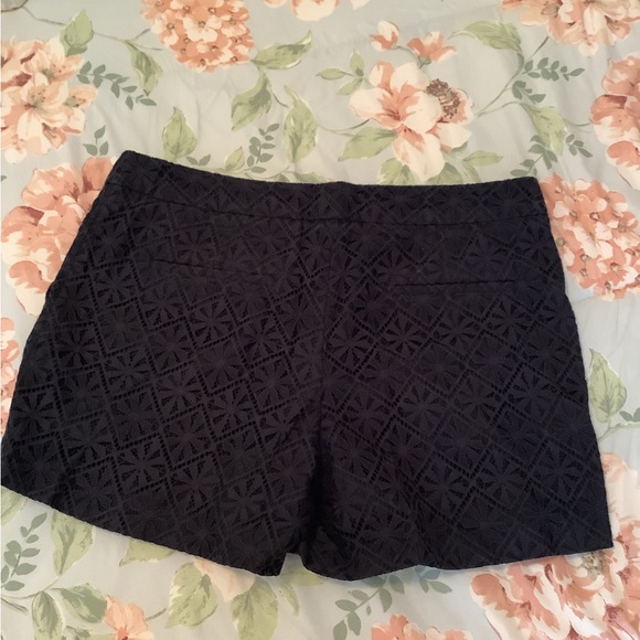 Dalia navy blue shorts crocheted look size (8) - Picture 3 of 10